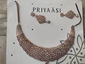 Priyaasi American Diamond Jewellery Set for Women Fancy Party ...