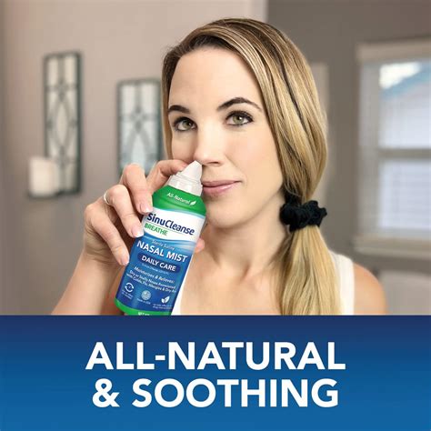 Buy SinuCleanse Daily Care Sterile Saline Nasal Mist, Instantly ...