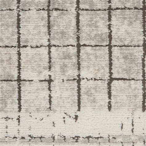 Nourison Concerto 2 x 4 Ivory/Grey Indoor Abstract Area Rug in the Rugs ...