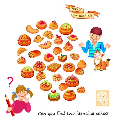 Educational page for children can you find Vector Image