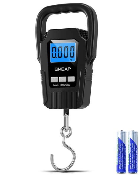 Digital Fish Scale Hanging Scale Fishing Scale, SKEAP 110lb/50kg ...