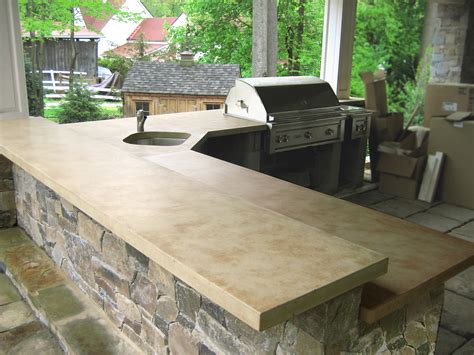 Outdoor Bar Concrete Countertops – Countertops Ideas