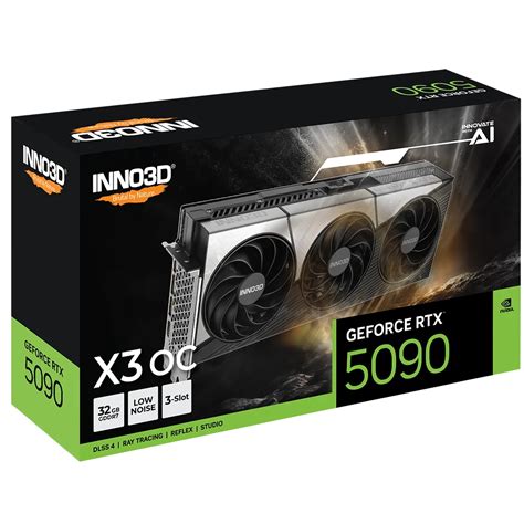 INNO3D GeForce RTX 5090 32G X3 OC GDDR7 Graphics Card- tpstech.in