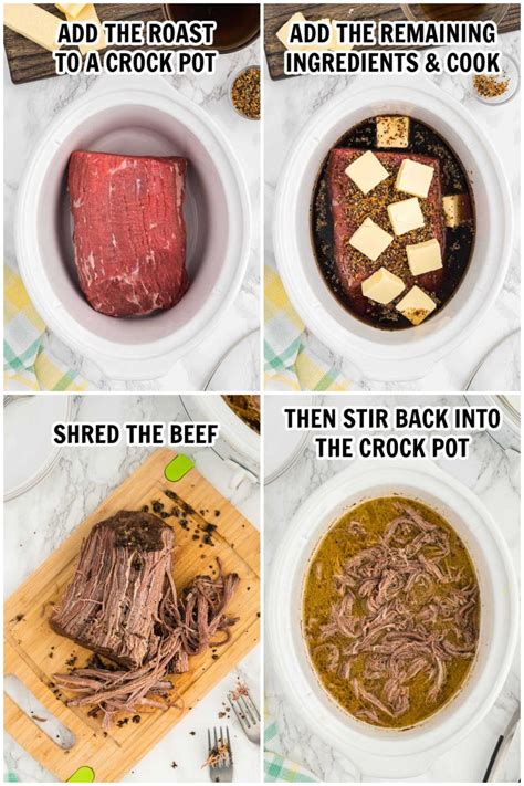 Crock Pot Shredded Beef Recipe - Only 3 Ingredients!
