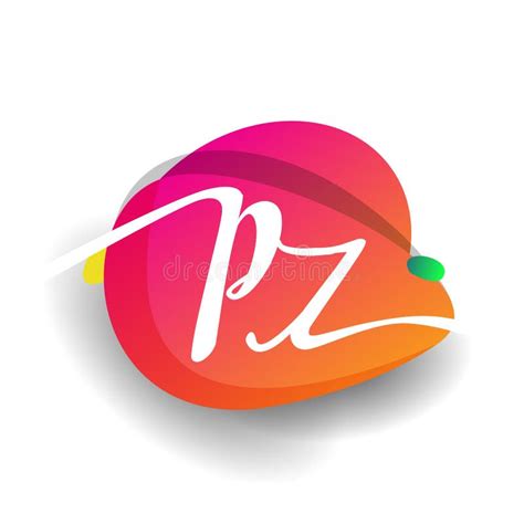 Letter PZ logo with simple circle line. Creative look monogram logo ...