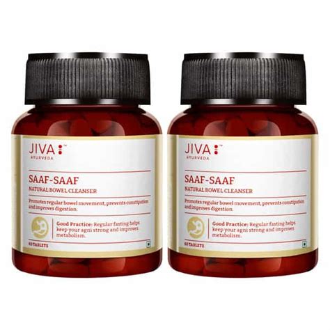 Buy JIVA SAAF SAAF TABLETS 500MG| IMPROVES DIGESTION,PREVENTS ...