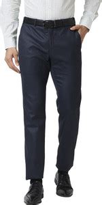 Raymond Slim Fit Men Dark Blue Trousers - Buy Raymond Slim Fit Men Dark ...