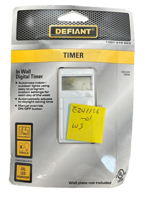Install Defiant Timer Switch 3-Way 的图像结果