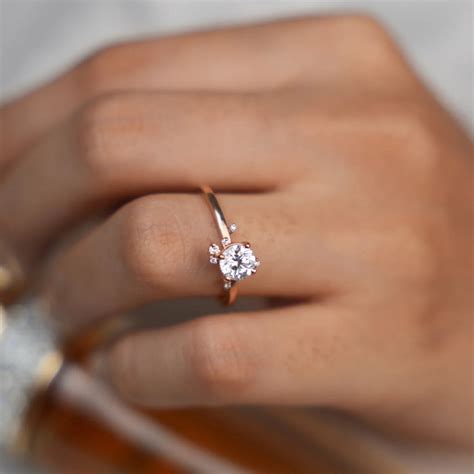 Whimsical Diamond Engagement Ring by Reia – Romantic Brilliance