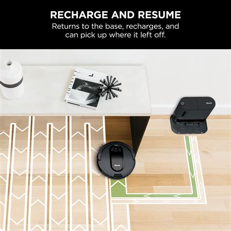 Buy Shark EZ Robot Vacuum with Self-Empty Base, Row-by-Row Cleaning ...