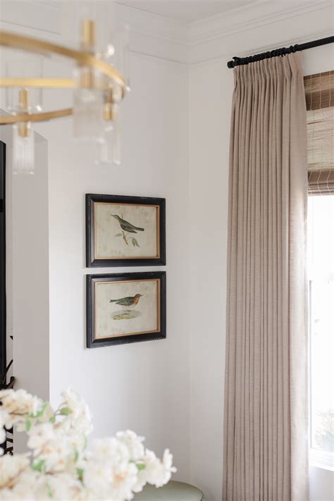 The Perfect Greige Curtains for a Formal Dining Room - Caitlin Marie Design