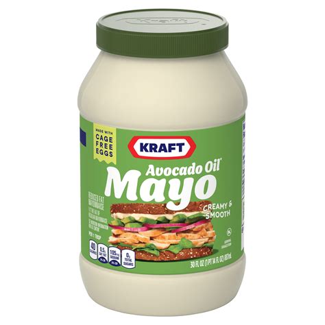Mayo with Avocado Oil Reduced Fat Mayonnaise | KRAFT SAUCES | Products ...
