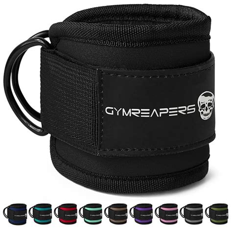 Buy Gymreapers Ankle Straps (Pair) for Cable Machine Kickbacks, Glute ...