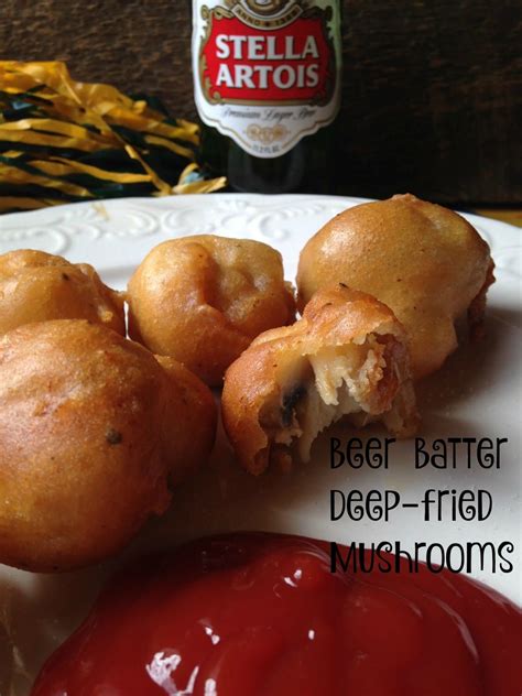 Beer Battered Deep Fried Mushrooms | Recipe | Fried mushrooms, Beer ...