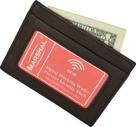 Marshal Leather RFID FRONT POCKET WALLET MINIMALIST India | Ubuy
