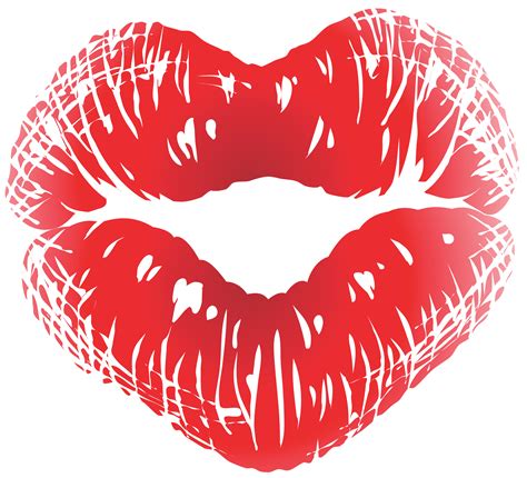 Kiss Print Clip Art
