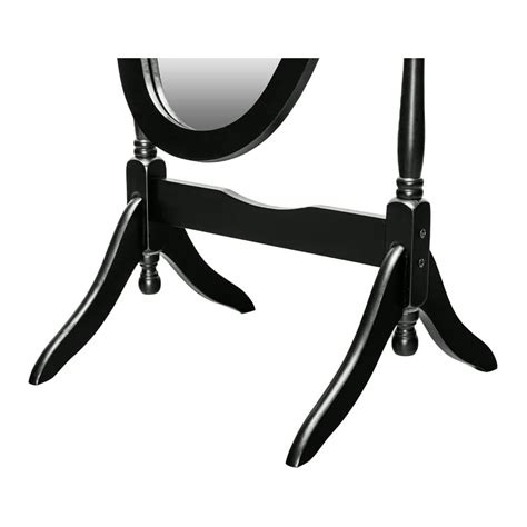 Buy Legacy Decor Swivel Full Length Wood Cheval Oval Floor Mirror ...