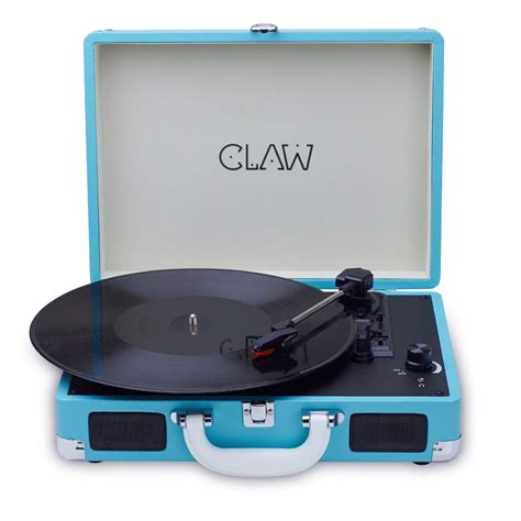 CLAW Stag Portable Vinyl Record Player Turntable with Built-in Stereo ...