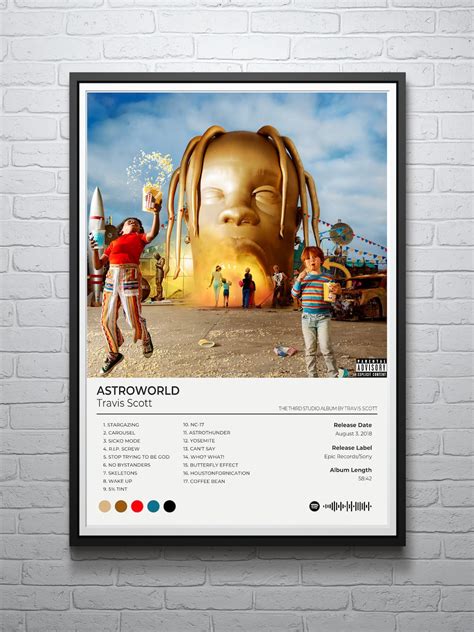 Travis Scott - Astroworld Custom Album Cover Poster | Digital Download ...