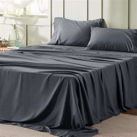 Amazon.com: Bedsure Full Size Bed Sheets - 4 Pieces Soft Full Sheet Set ...