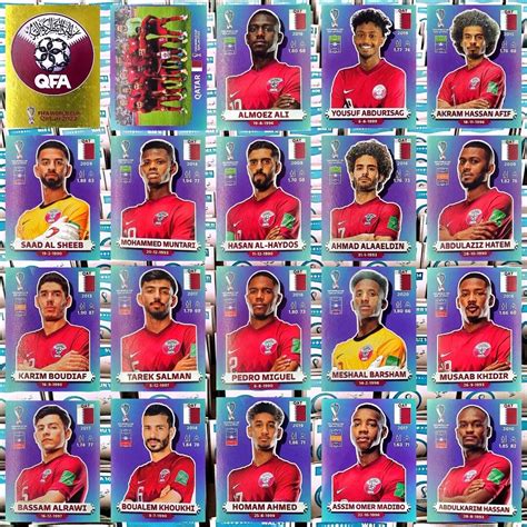 Panini FIFA World Cup 2022 Qatar / teams to choose | Ubuy India