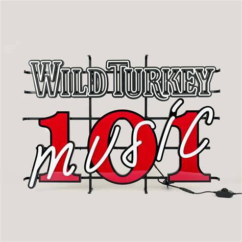 Wild Turkey 101 Music Billboard Neon Sign | Official Merch Store