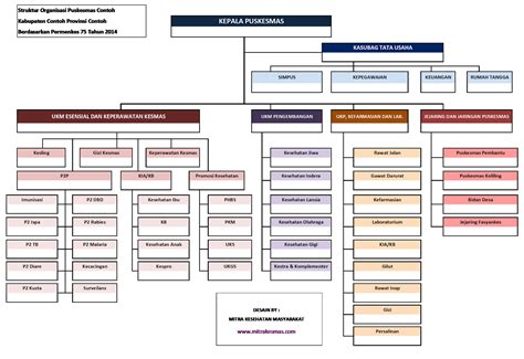 Struktur Organisasi Puskesmas Berdasarkan Permenkes 75 Tahun 2014 ...