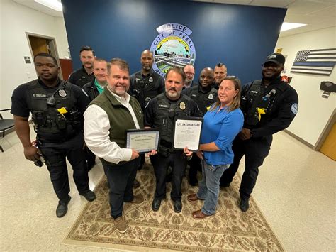 Pearl PD Sgt. Williams Honored with Life Saving Award - City of Pearl