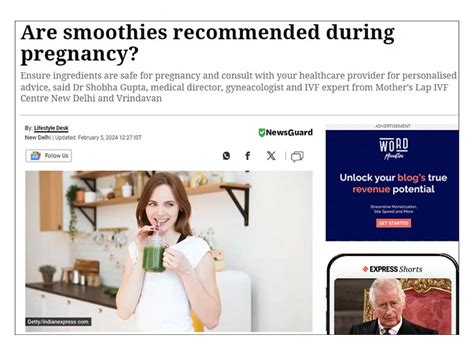 Are smoothies recommended during pregnancy? - Motherhood Hospitals India