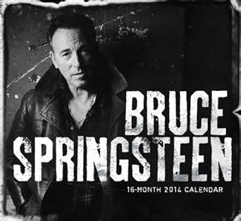 Buy Bruce Springsteen 16-month Square Calendar 2014 Book Online at Low ...
