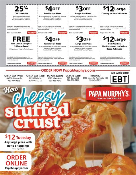 Papa Murphy's - Coupons from Money Saver