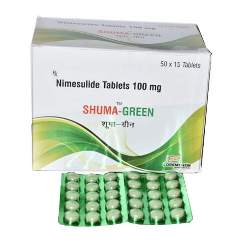 SHUMA-GREEN Tablets Loremchem Pharmaceuticals