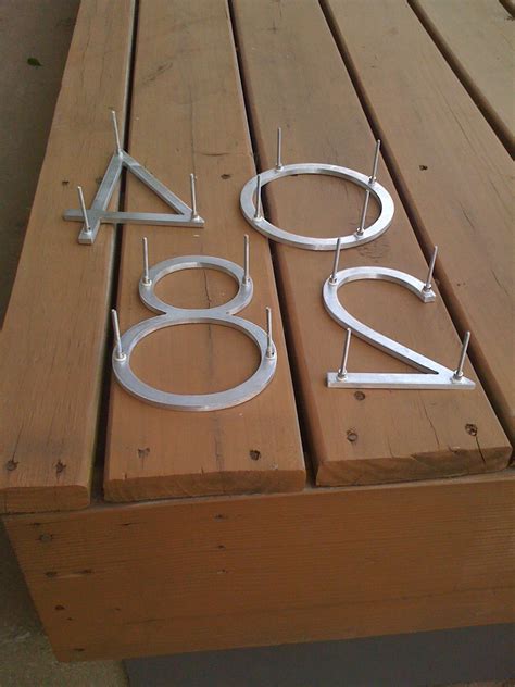 Mid Century Modern House Numbers — LiveModern: Your Best Modern Home