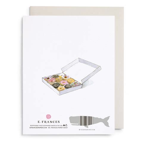 Healthy Donut Greeting Card – E. Frances Paper