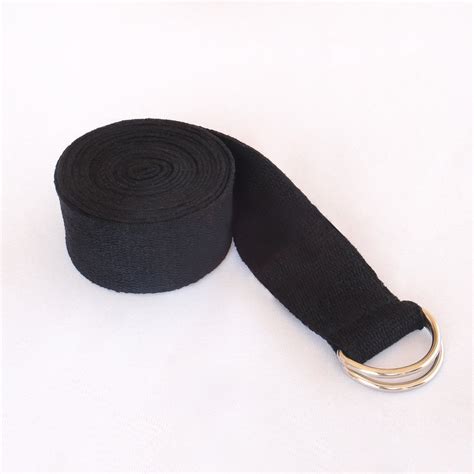 Yoga Straps - Superior Non-stretch Cotton Twill with Metal D-rings ...