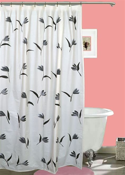 CASA-NEST PVC Waterproof PVC Shower Curtain,8 feet (1 Pcs),Size 54X96 ...