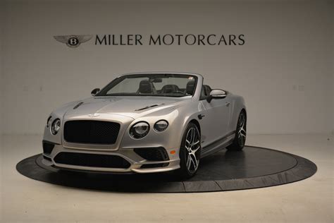 Pre-Owned 2018 Bentley Continental GT Supersports Convertible For Sale () | Miller Motorcars ...