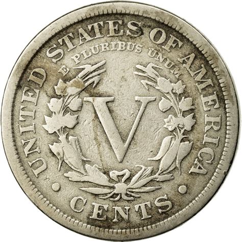 Five Cents 1898 Liberty Head Nickel, Coin from United States - Online ...