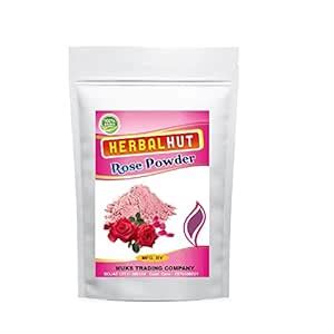 Herbalhut Rose Powder for Reducing Dark Spots, Scars & Marks, Removing ...