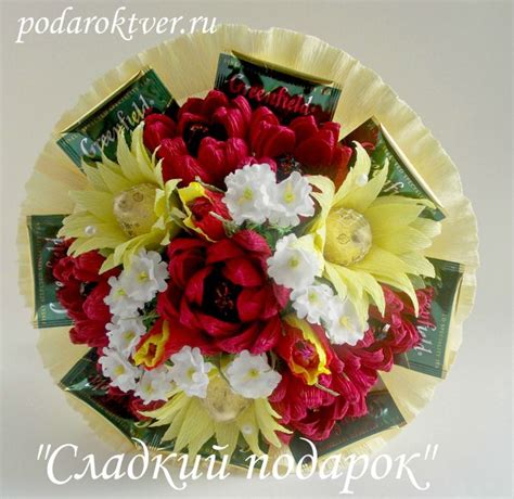 Букет из чая и конфет своими руками мастер-класс с разными идеями — как ...