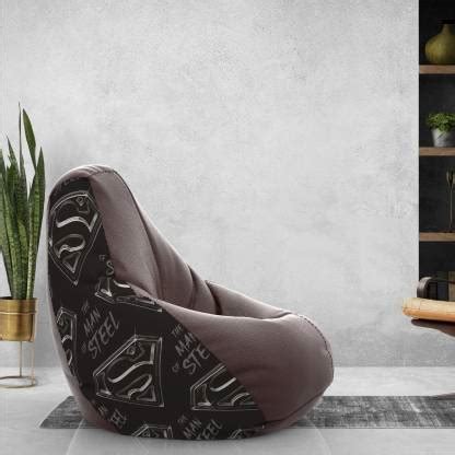Superman Jumbo Teardrop Bean Bag With Bean Filling Price in India - Buy ...