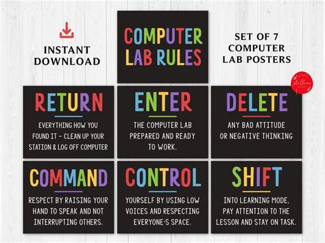 Image result for Computer Lab Rules for Students