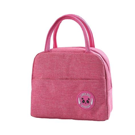 (Rose Red)Lunch Bag Insulated Lunch Box for Women Lunch Tote Bags with ...
