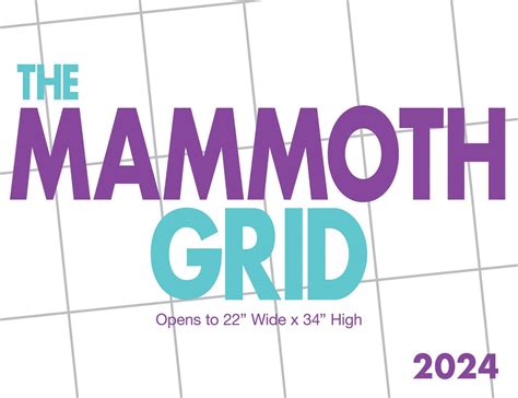 Mammoth Grid 2024 Calendar : Carousel Calendars: Amazon.in: Books