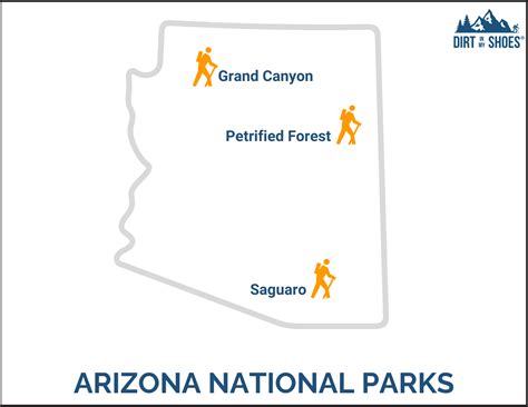 National Parks In Arizona Map National Parks List Overview National