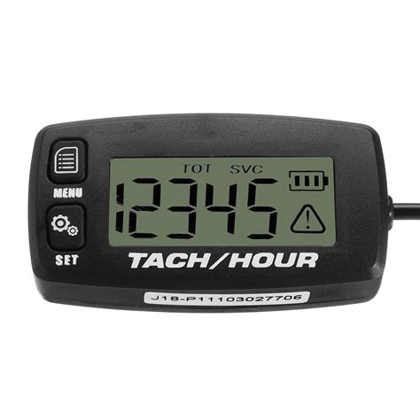 Waterproof Digital Tach Hour Meter Tachometer For 2/4 Stroke Gas Engines ATV UTV | eBay