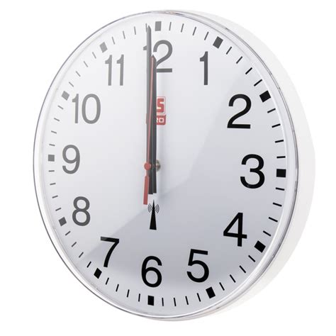 RS PRO | RS PRO White Radio Controlled Analog Wall Clock, 300mm ...