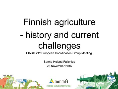 Sanna-Helena Fallenius - Finnish agriculture | PPT
