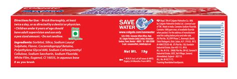Colgate MaxFresh Red Toothpaste, 19 gm Price, Uses, Side Effects ...
