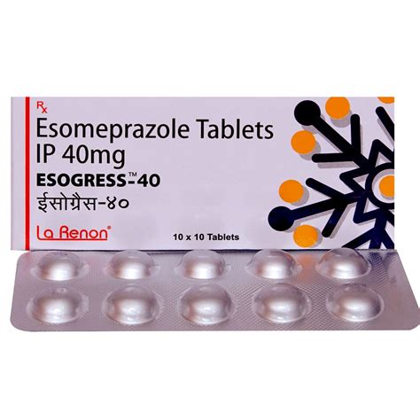 Esogress 40 Tablet 10's Price, Uses, Side Effects, Composition - Apollo ...